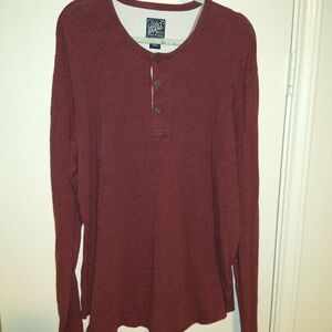 Lucky Brand Long Sleeve Henley Shirt Men's sz XXL.